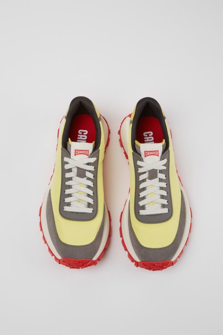 Camper Design Drift Trail Vibram Multicolored Textile And Nubuck Sneakers For Men