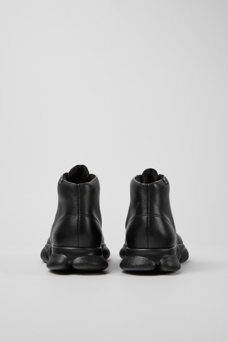 Karst Black Leather Sneakers For Men Camper New Arrivals