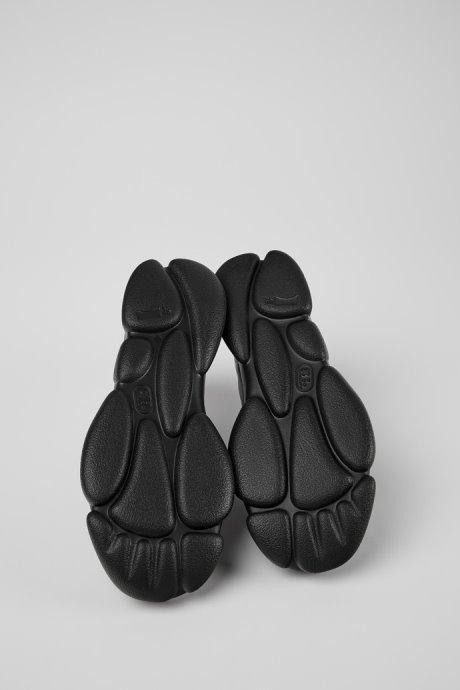 Karst Black Leather Sneakers For Men Camper New Arrivals