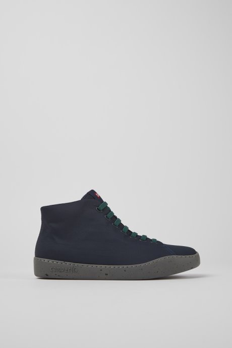 Exclusive Camper Peu Touring Blue Textile Ankle Boots For Men