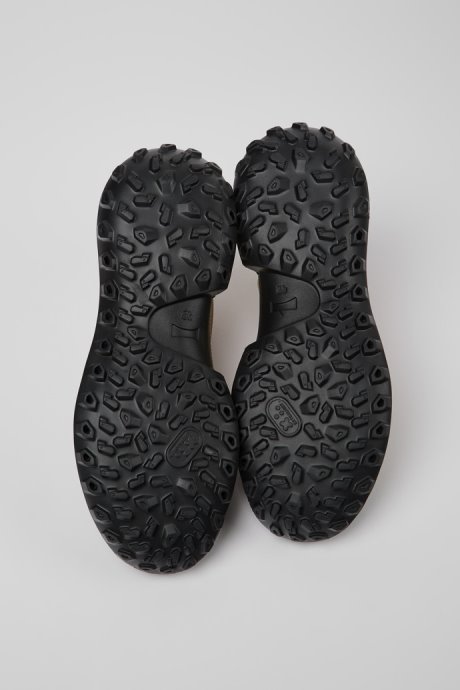 Design Crclr Gore-Tex Beige Nubuck And Textile Ankle Boots For Men Camper