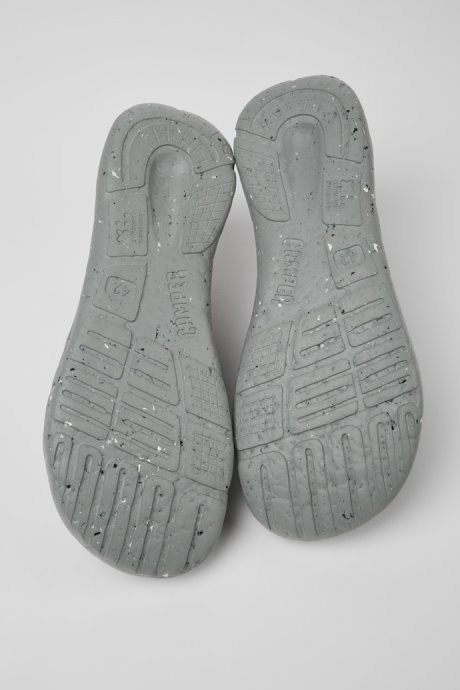 Peu Stadium Gray Responsibly Raised Leather Sneakers For Men Camper New Arrivals