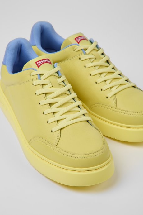 Runner K21 Yellow Leather Sneakers For Men Camper New Arrivals