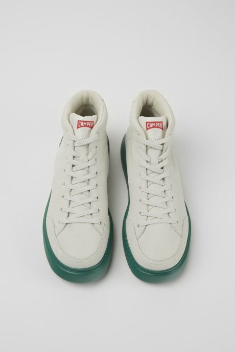 Exclusive Camper Runner K21 White Non-Dyed Leather Sneakers For Men