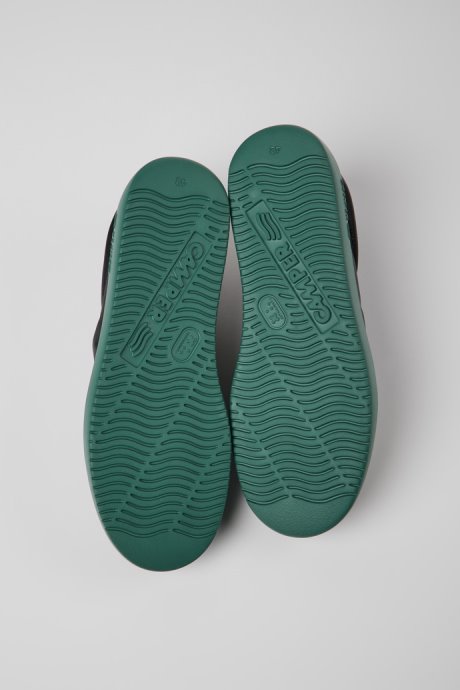 Twins Black Leather Sneakers For Men Exclusive Camper