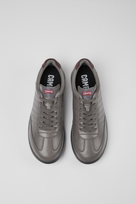 Pelotas Xlite Gray And Burgundy Sneakers For Men Camper New Arrivals