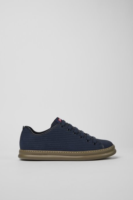 Runner Blue Leather And Nubuck Sneakers For Men Exclusive Camper