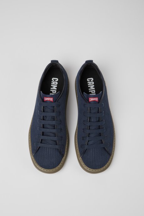 Runner Blue Leather And Nubuck Sneakers For Men Exclusive Camper