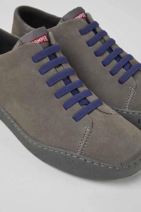 Exclusive Camper Peu Touring Gray Nubuck Sneakers For Men