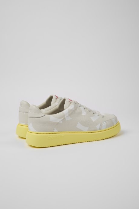 Camper Design Runner K21 White Leather Sneakers For Men