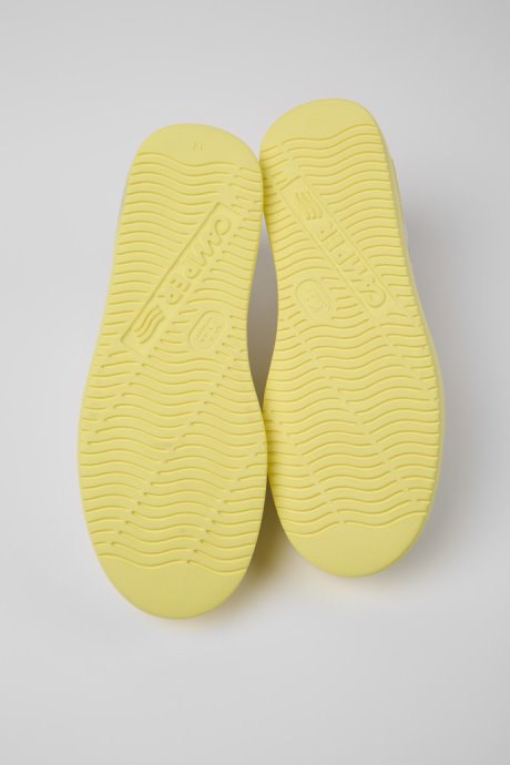 Camper Design Runner K21 White Leather Sneakers For Men