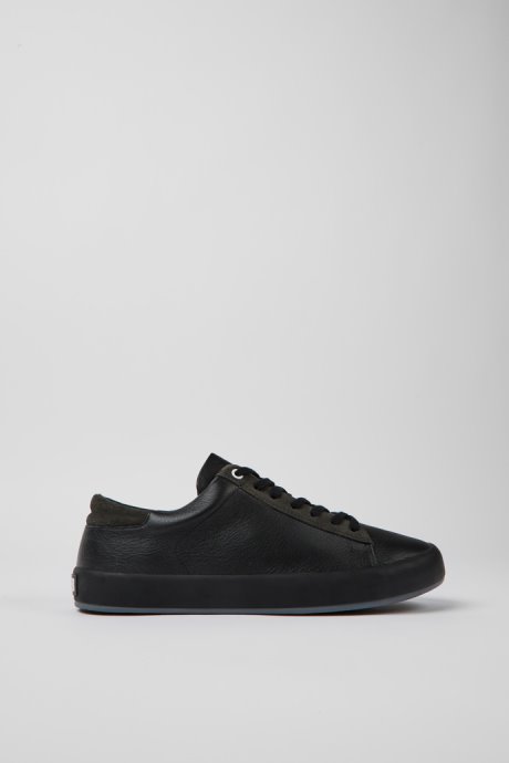 Camper Andratx Black Leather And Nubuck Sneakers For Men New Arrivals