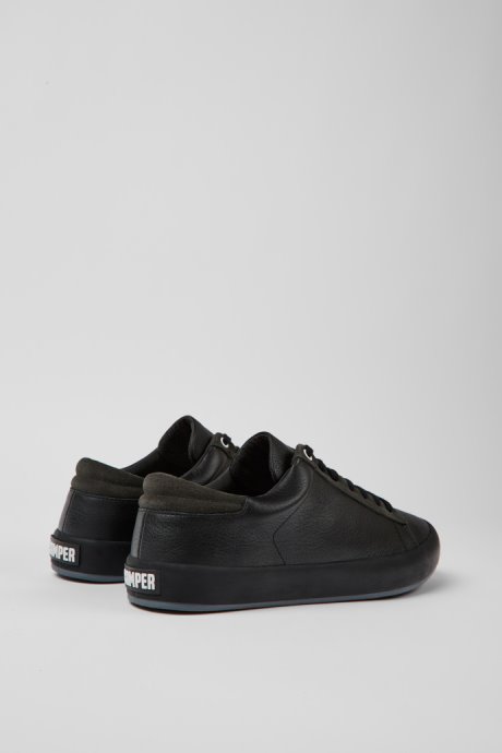 Camper Andratx Black Leather And Nubuck Sneakers For Men New Arrivals