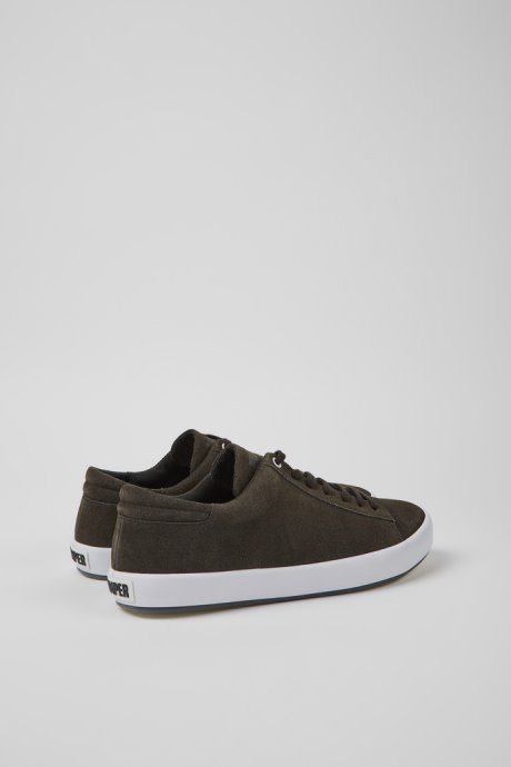 Design Andratx Gray Nubuck Sneakers For Men Camper