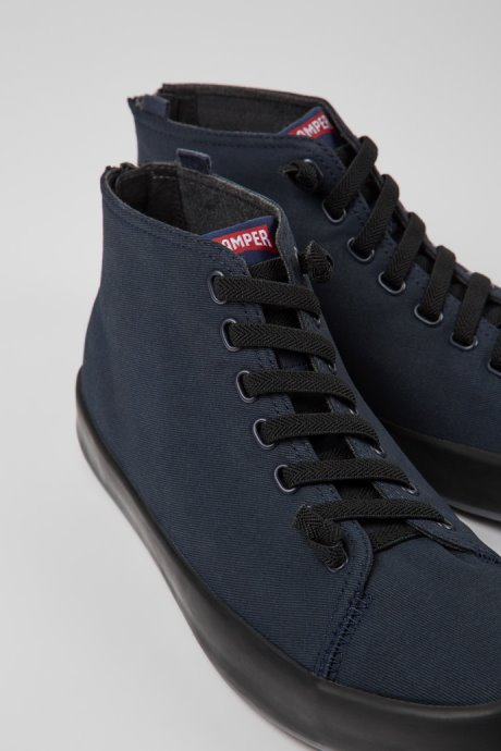 Exclusive Camper Andratx Navy Blue Textile Sneakers For Men