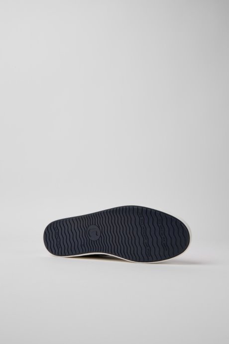 Exclusive Camper Imar Blue Leather And Recycled Cotton Sneakers For Men