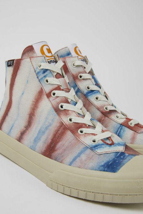 Camper X Efi Multicolored Organic Cotton Sneakers For Men