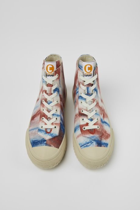 Camper X Efi Multicolored Organic Cotton Sneakers For Men