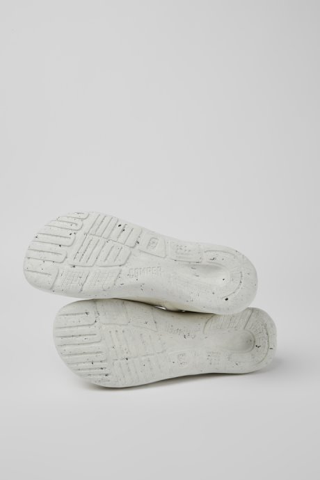 Design Peu Stadium White Leather Ankle Boots For Men Camper