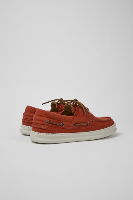 Design Runner Red Recycled Cotton Shoes For Men Camper
