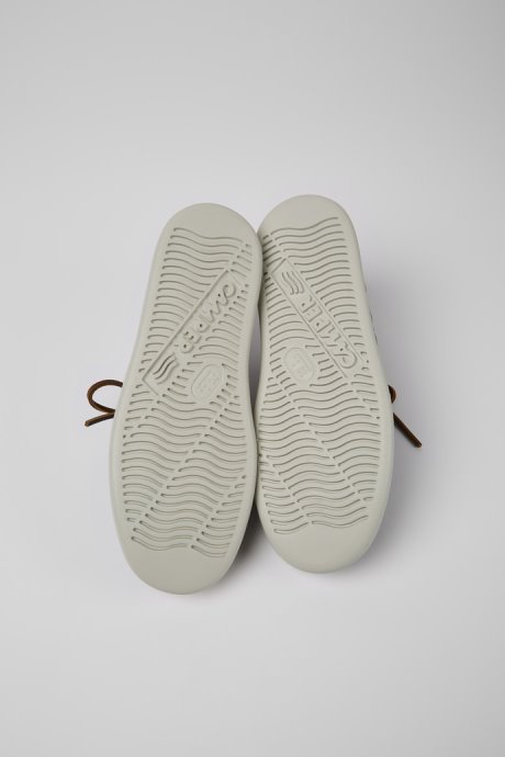 Camper Design Runner Blue Recycled Cotton Shoes For Men