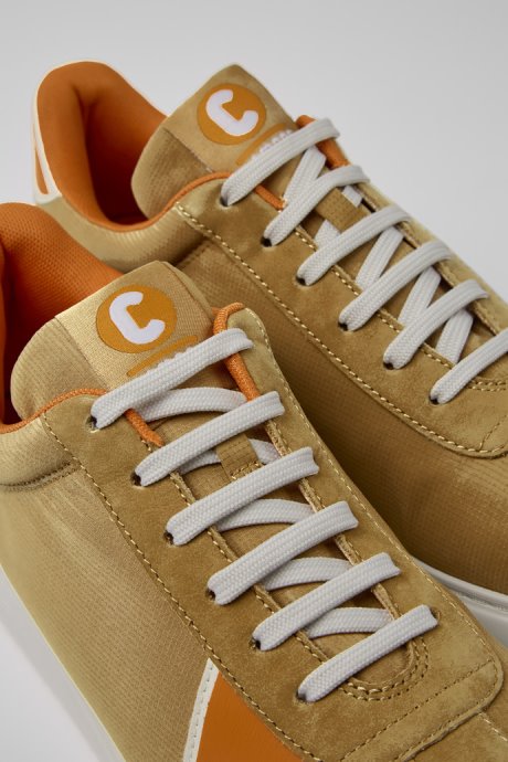 Camper Runner K21 Brown Orange And Beige Sneakers For Men New Arrivals