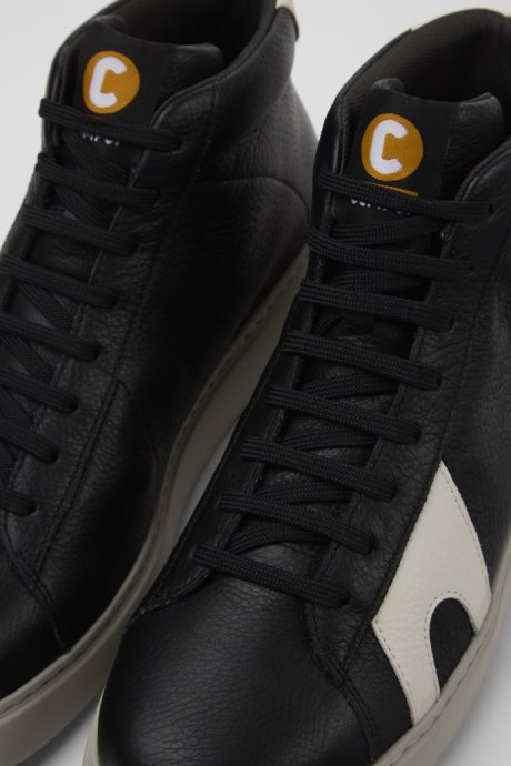 Exclusive Camper Runner K21 Black And White Leather Sneakers