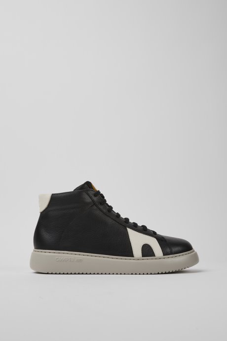 Exclusive Camper Runner K21 Black And White Leather Sneakers
