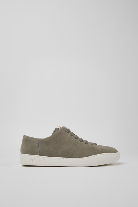 Design Peu Touring Grey Nubuck Sneakers For Men Camper