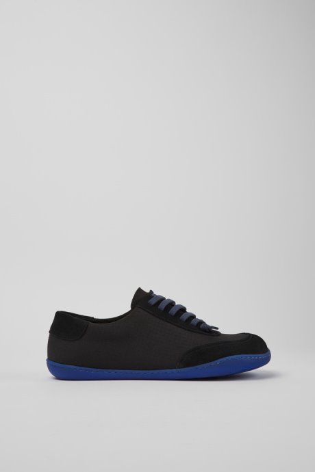Camper Peu Black Recycled Pet And Nubuck Shoes For Men New Arrivals