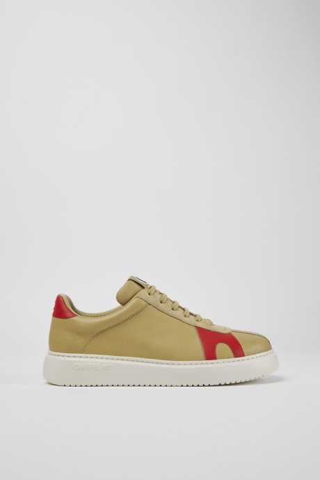 Camper Runner K21 Beige Suede And Leather Sneakers New Arrivals