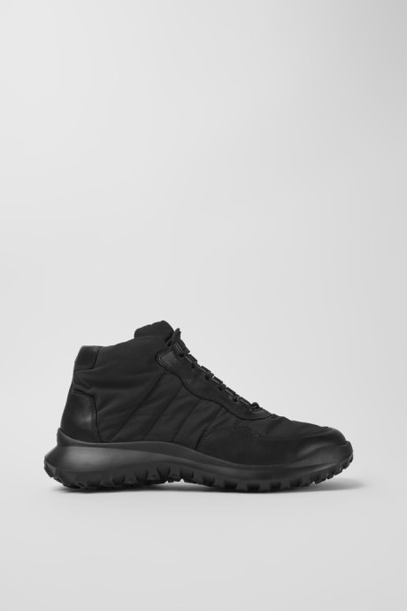 Camper Design Crclr Gore-Tex Breathable Men's Black Textile Ankle Boots