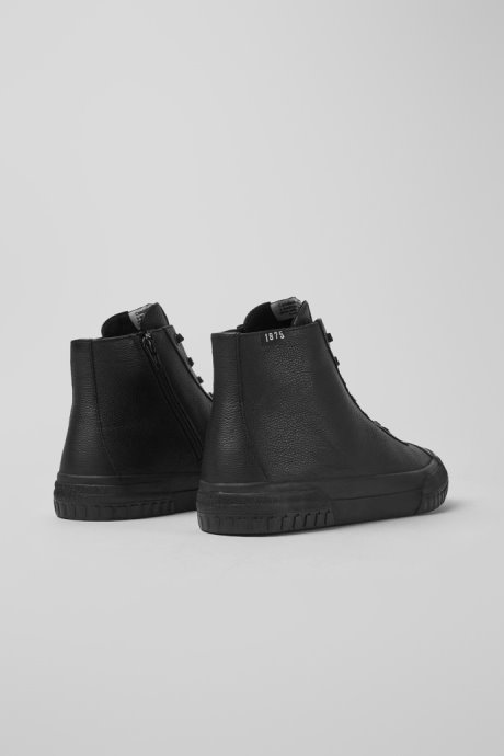 Exclusive Camper Camaleon Black Leather Boots For Men