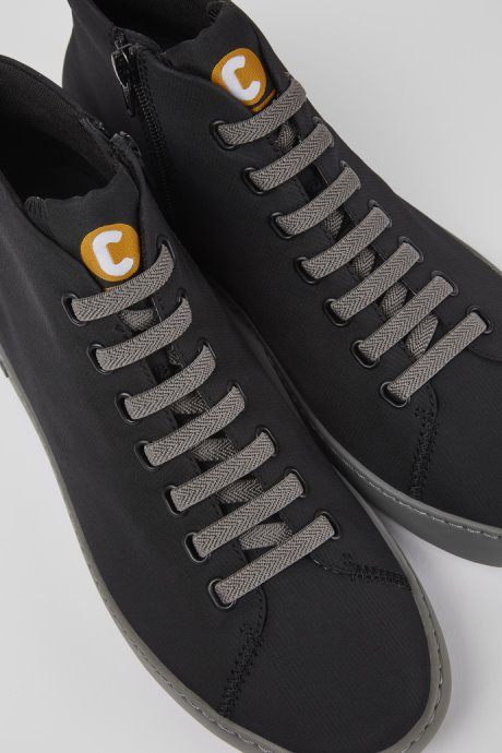 Peu Touring Black Textile Ankle Boots For Men Camper New Arrivals