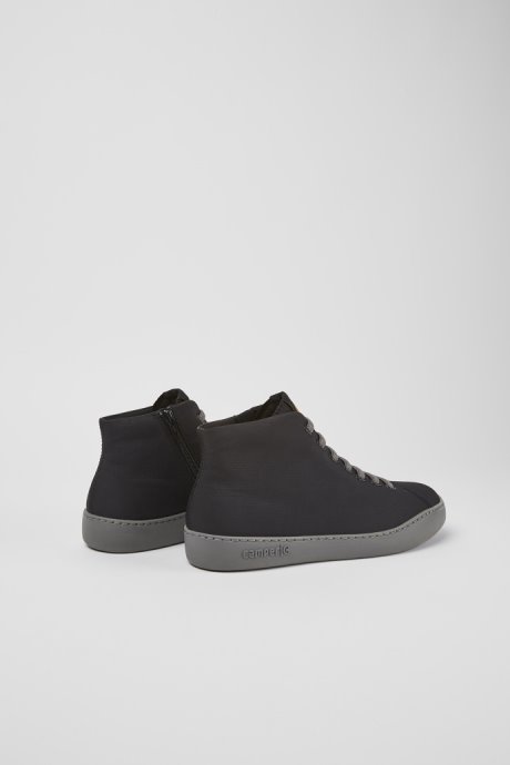 Peu Touring Black Textile Ankle Boots For Men Camper New Arrivals