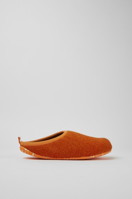 Camper Design Wabi Orange Wool And Viscose Slippers For Men