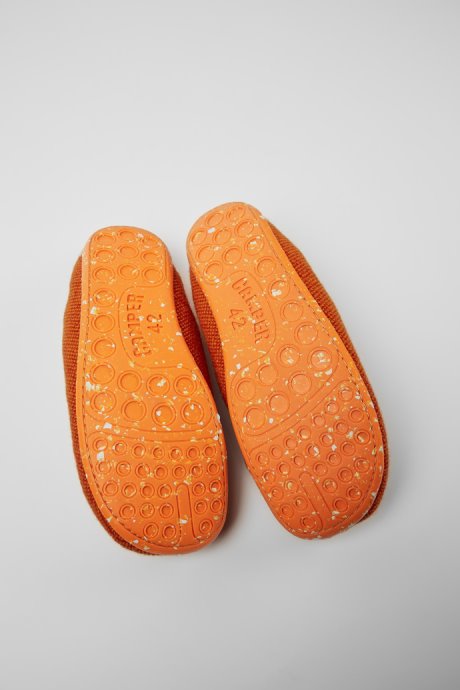 Camper Design Wabi Orange Wool And Viscose Slippers For Men