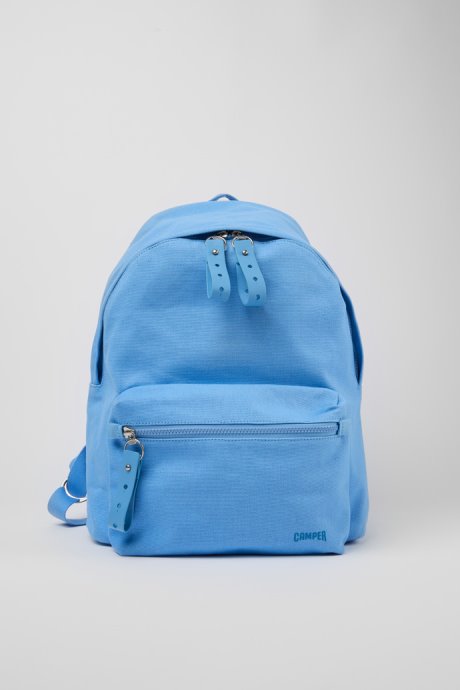 Ado Blue Recycled Cotton Backpack Camper New Arrivals