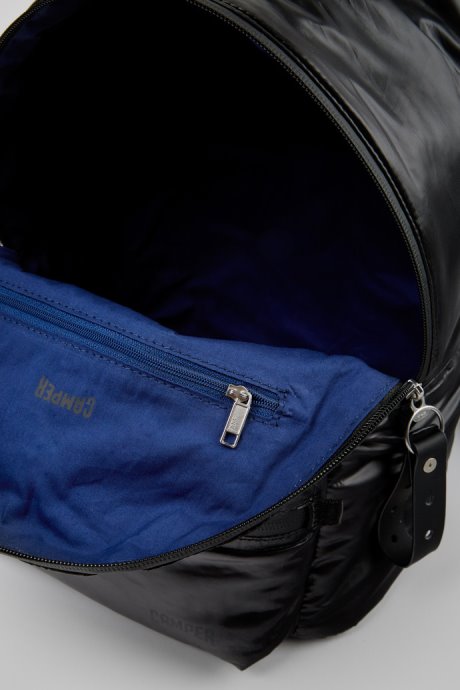 Design Ado Black Recycled Nylon Backpack Camper