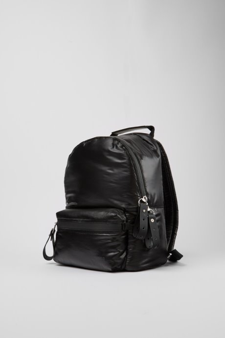 Design Ado Black Recycled Nylon Backpack Camper