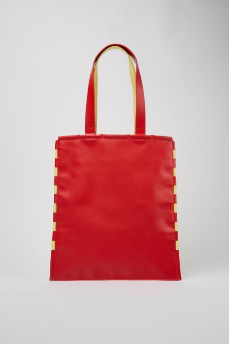 Camper Tie Bags Red And Yellow Flat Tote Bag New Arrivals
