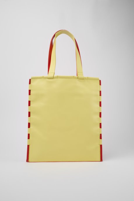Camper Tie Bags Red And Yellow Flat Tote Bag New Arrivals