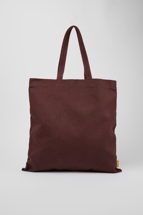Exclusive Camper Conmigo Burgundy And Yellow Tote Bag