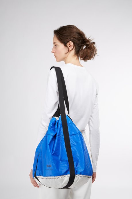 Camper X North Sails Blue And White Shopper Bag