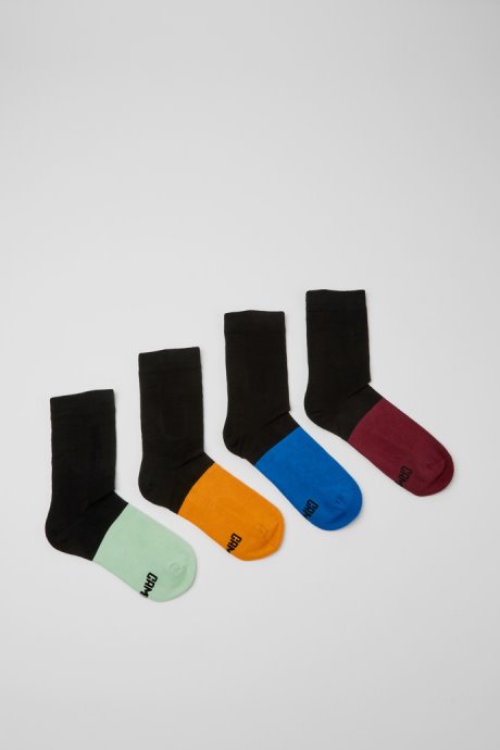 Camper Design Odd Socks Pack Four Multicolored Unisex Socks