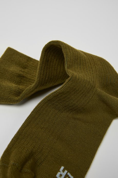 Calma Socks Green-Brown Socks With Pyratex Camper New Arrivals