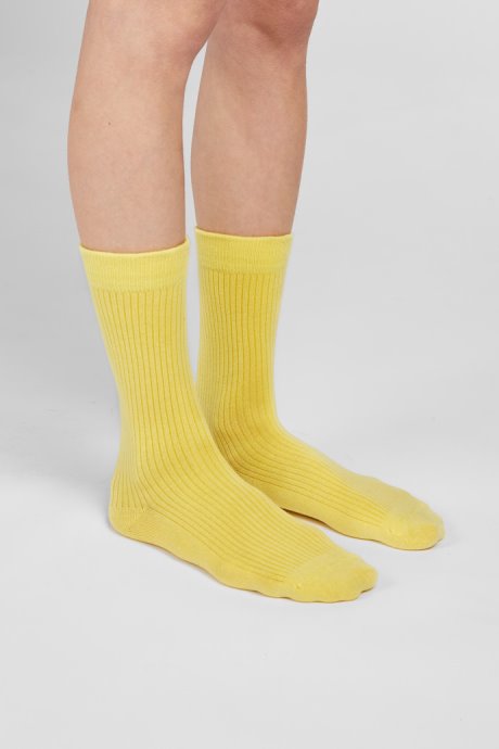 Camper Design Calma Socks Yellow Socks With Pyratex