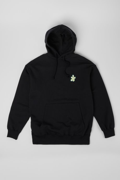 Camper Design Hoodie Black Organic Cotton Hoodie