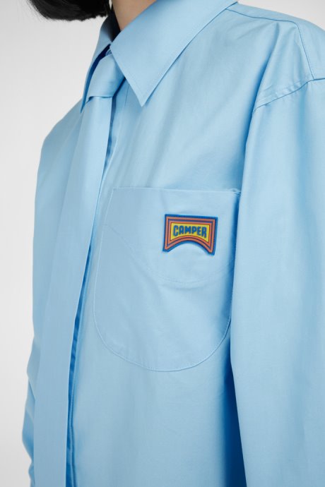 Camper Design Shirt Blue Unisex Shirt