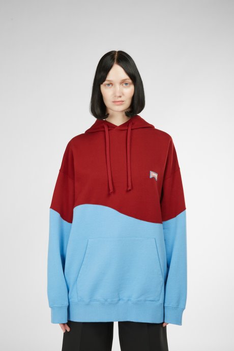Camper Hoodie Burgundy And Blue Unisex Hoodie New Arrivals